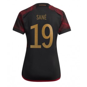 Damen Fußballbekleidung Deutschland Leroy Sane #19 Auswärtstrikot WM 2022 Kurzarm